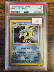 1999 Pokemon Base Set Unlimited 6 Gyarados PSA 9 62160697