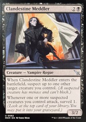 Clandestine Meddler (b - white curtains) - Foil