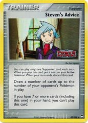 Steven's Advice - 83/108 - Uncommon - Reverse Holo