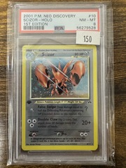 2001 Pokemon Neo Discovery 1st Edition 10 Scizor PSA 8 56279528