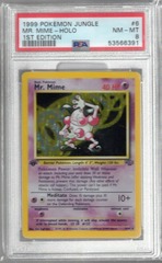 1999 Pokemon Jungle 6 Mr. Mime Holo 1st Edition PSA 8 53566391