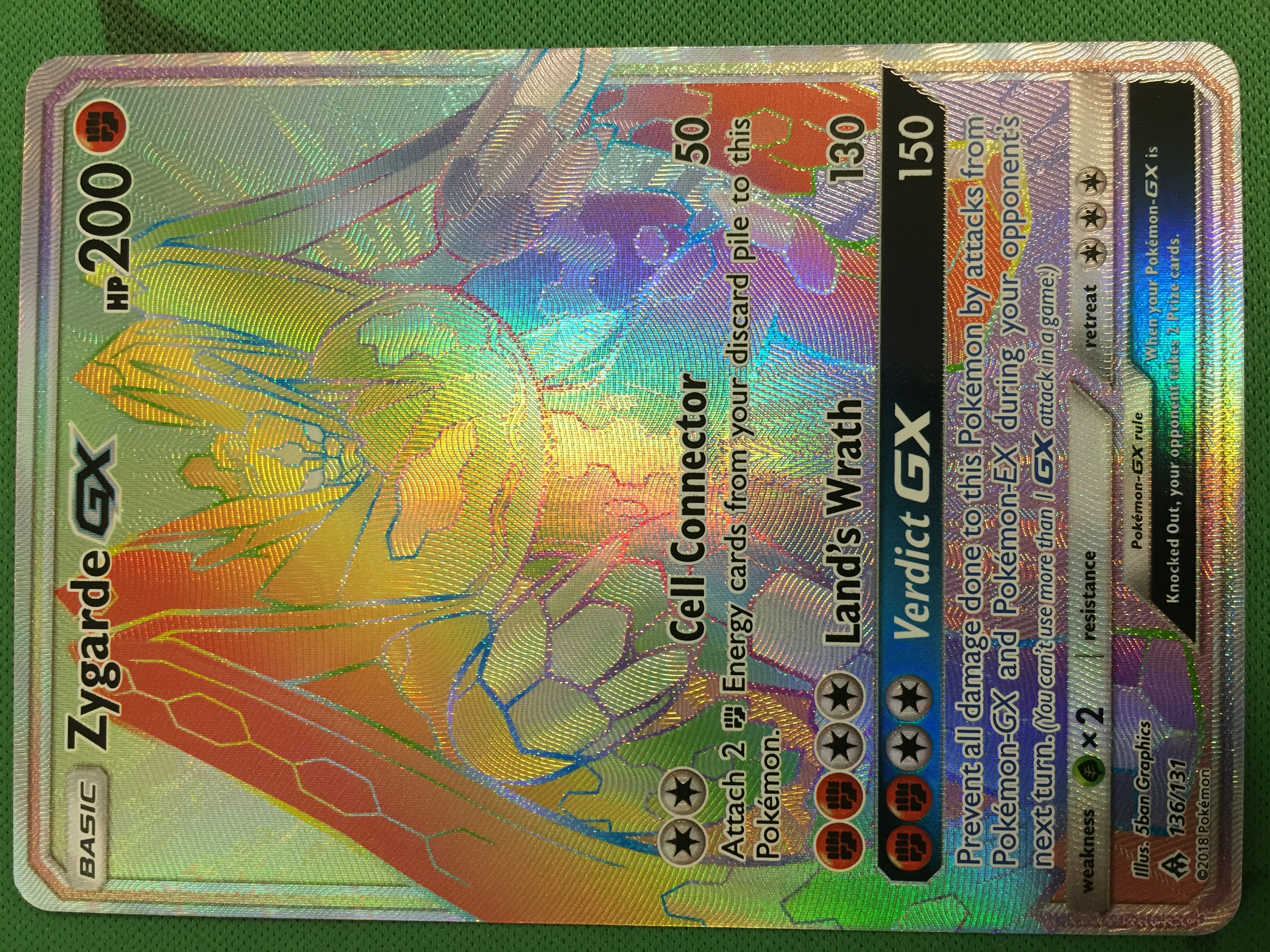 Zygarde GX - 136/131 - Secret Rare