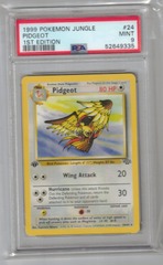 1999 Pokemon Jungle 24 Pidgeot 1st Edition PSA 9 52649335