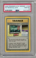 2000 Pokemon Gym Heroes 103 No Removal Gym PSA 10 54574056