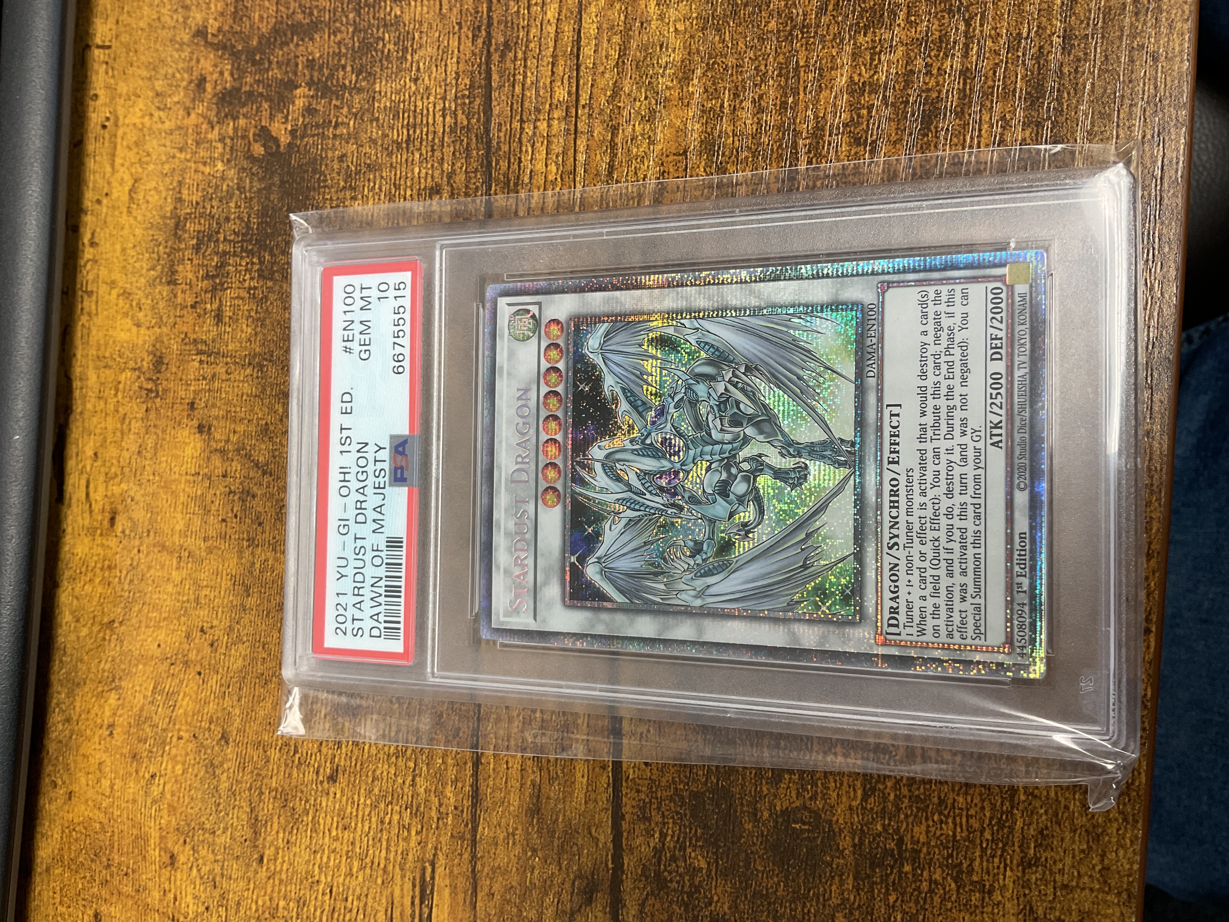 Stardust Dragon - DAMA-EN100 Starlight PSA 10