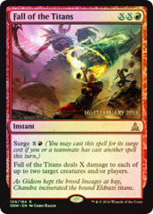 Fall of the Titans - Foil - Prerelease Promo