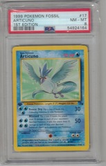 1999 Pokemon Fossil 17 Articuno 1st Edition PSA 8 54924164