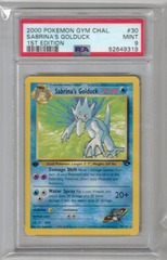 2000 Pokemon Gym Chal. 30 Sabrina's Golduck 1st Edition PSA 9 52649319