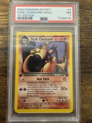 2000 Pokemon Rocket 4 Dark Charizard Holo 1st Edition PSA 7 77096178