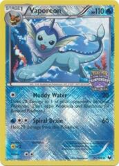 Vaporeon - 25/108 - Promotional - Crosshatch Holo North American State Championships 2012