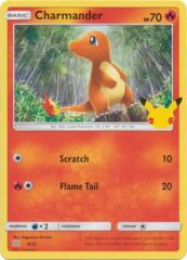 Charmander - 9/25 - McDonald's 25th Anniversary Promo