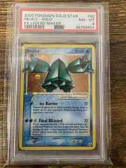 2006 Pokemon EX Legend Maker 90 Regice Gold Star PSA 8 48356854