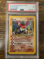 2001 Pokemon Neo Revelation 7 Ho-Oh Holo 1st Edition PSA 7 80376111