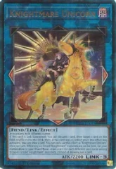 Knightmare Unicorn (Alternate Art) - RA01-EN043 - Prismatic Ultimate Rare - 1st Edition