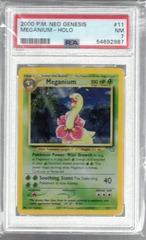 2000 P.M. Neo Genesis 11 Meganium Holo PSA 7 54692987