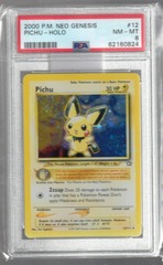 2000 P.M. Neo Genesis 12 Pichu Holo PSA 8 62160824