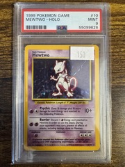 1999 Pokemon Base Set Unlimited 10 Mewtwo PSA 9 55099626