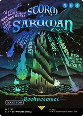 Storm of Saruman ~~ Borderless (Poster) (733) - SERIALIZED - Foil