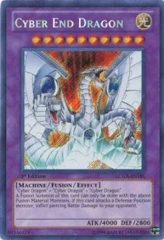 Cyber End Dragon (White) - LCGX-EN181 - Secret Rare - Unlimited Edition