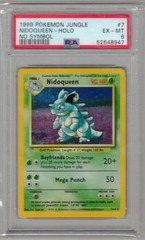 1999 Pokemon Jungle 7 Nidoqueen Holo No Symbol PSA 6 52648947