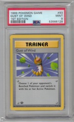 1999 Pokemon Game 93 Gust of Wind 1st Edition PSA 9 53566128