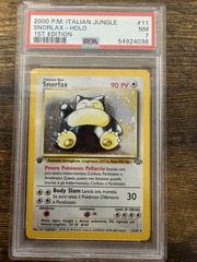 2000 Pokemon Italian Jungle 11 Snorlax Holo 1st Edition PSA 7 54924036