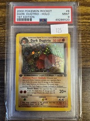 2000 Pokemon Rocket 1st Edition 6 Dark Dugtrio PSA 9 49286520