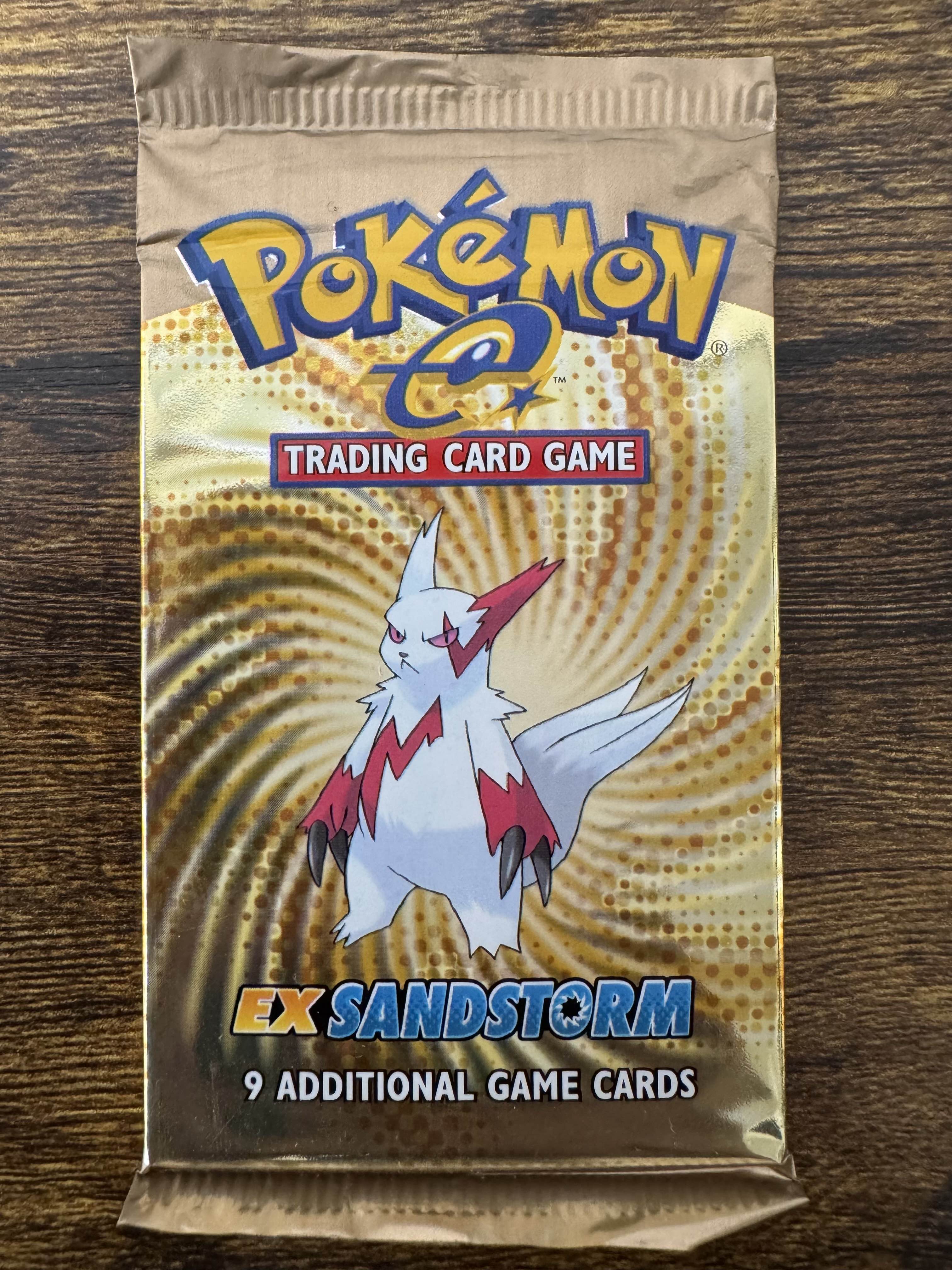 pokemon sandstorm booster box EX Sandstorm Booster Pack Zangoose Art - Pokemon Sealed Products » Pokemon  Sealed (Display Case)