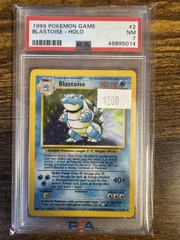 1999 Pokemon Base Set Unlimited 2 Blastoise PSA 7 49895014