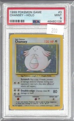 1999 Pokemon Game 3 Chansey Holo PSA 9 46460108