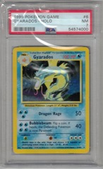 1999 Pokemon Game 6 Gyarados Holo PSA 7 54574000