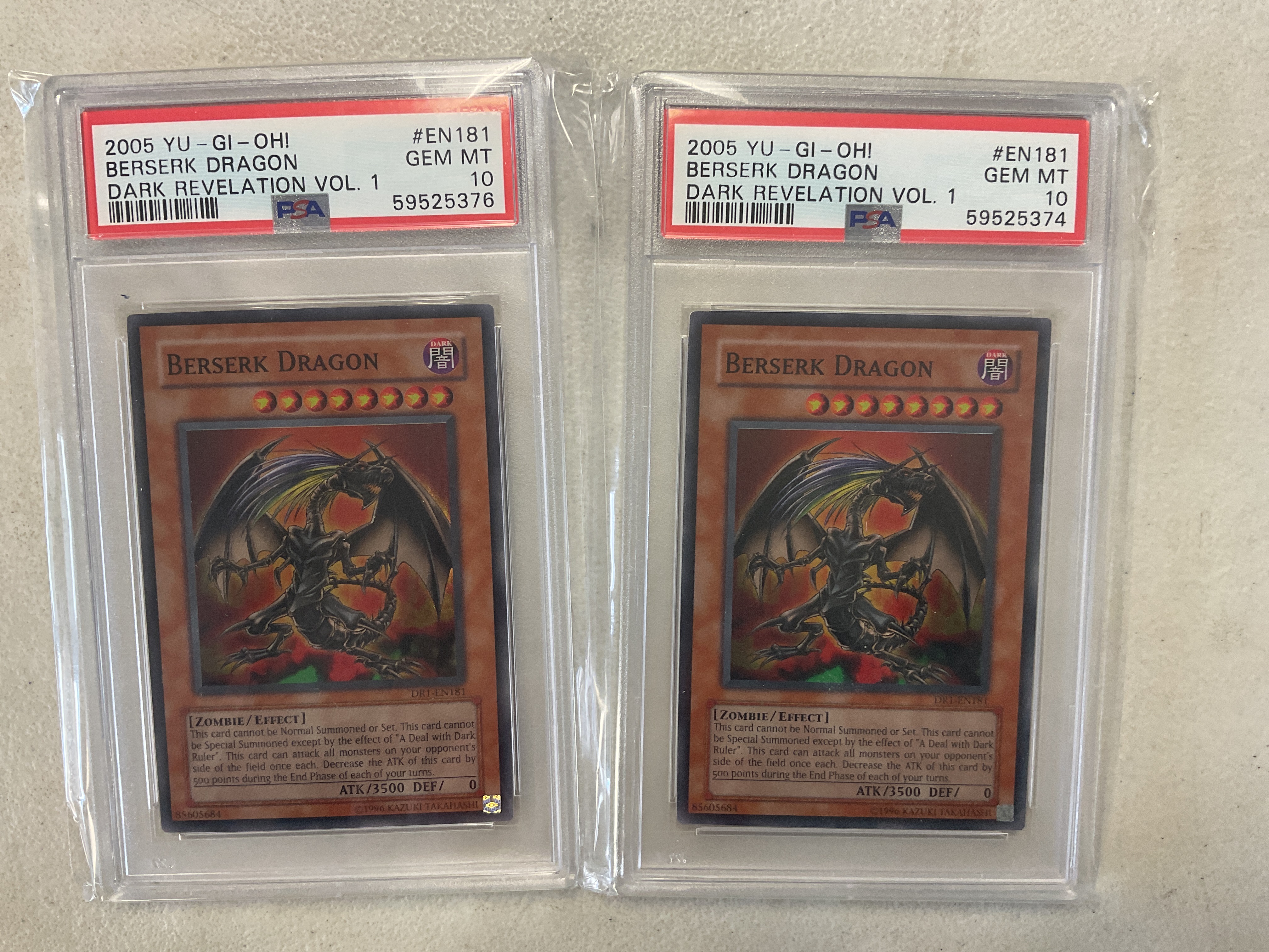 Berserk Dragon - PSA 10 DR1-EN181