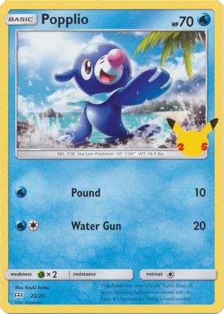 Popplio - 23/25 - McDonalds 25th Anniversary Promo