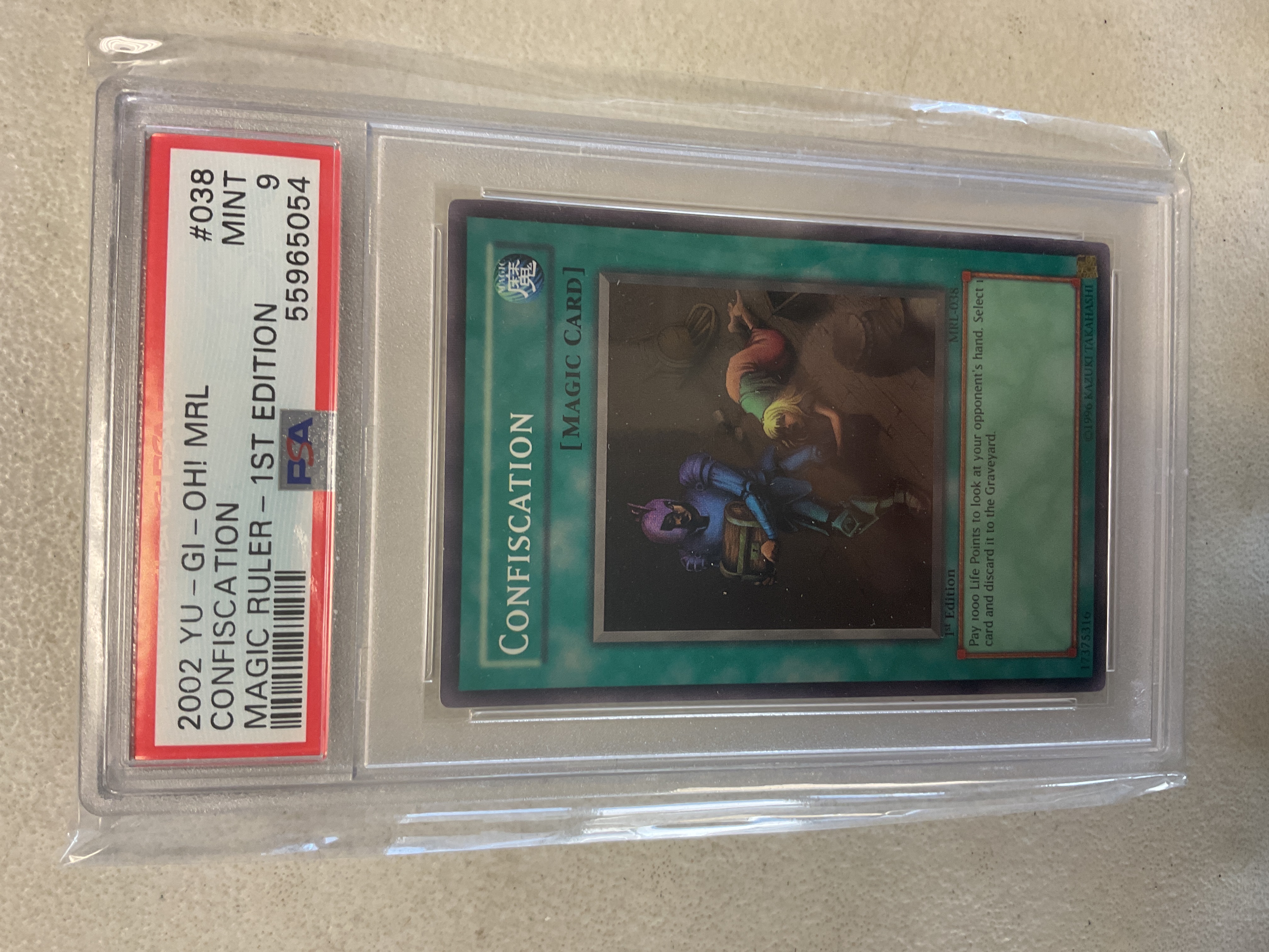 Confiscation MRL-038 1st Edition - PSA 9