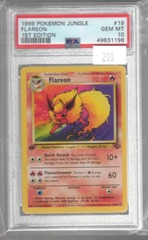 1999 Pokemon Jungle 19 Flareon 1st Edition PSA 10 49631196