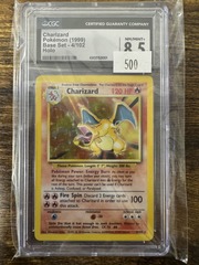 1999 Pokemon Base Set Unlimited 4 Charizard CGC 8.5 4302152001