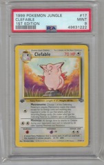 1999 Pokemon Jungle 17 Clefable 1st Edition PSA 9 49631222