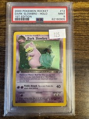 2000 Pokemon Rocket 1st Edition 12 Dark Slowbro PSA 9 62160905
