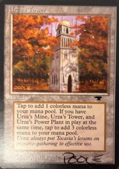 Urzas Tower (Forest) Antiquities Mark Poole
