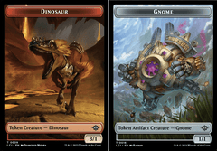 Dinosaur Token (009) // Gnome Token - Foil