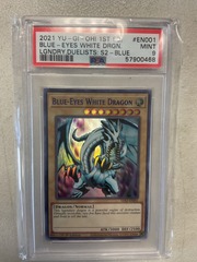 Blue-Eyes White Dragon - LDS2-EN001 - Blue PSA 9