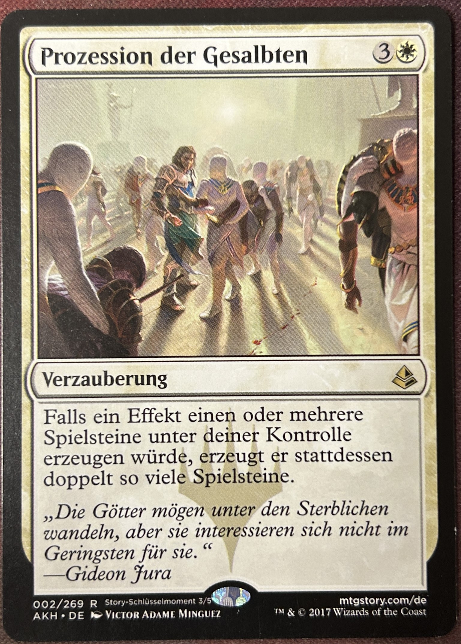 Anointed Procession German Amonkhet