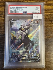 2021 Pokemon Battle Styles 153 Rapid Strike Urshifu V PSA 9 97160258