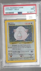 1999 Pokemon Game 3 Chansey Holo PSA 9 62160717