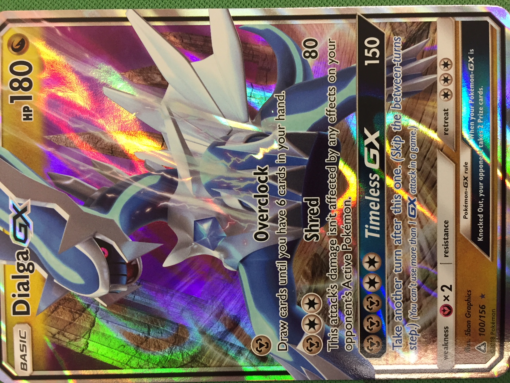 Dialga GX - 100/156 - Ultra Rare