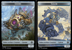 Gnome Token // Golem Token - Foil