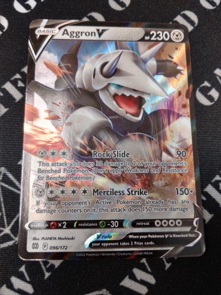 Aggron V - 096/172 - Ultra Rare