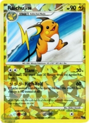 Raichu - 3/17 - Rare - Reverse Holo