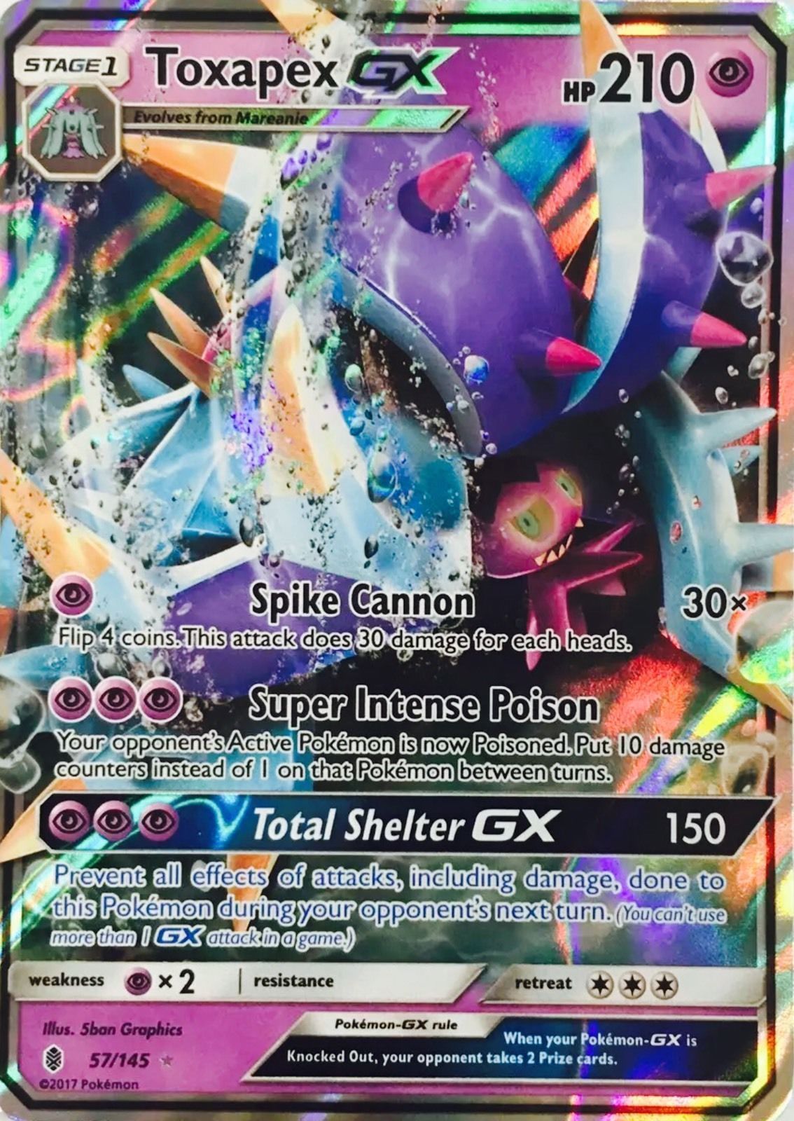 Toxapex GX - 57/145 - Ultra Rare