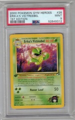 2000 Pokemon Gym Heroes 26 Erika's Victreebel 1st Edition PSA 9 52649312